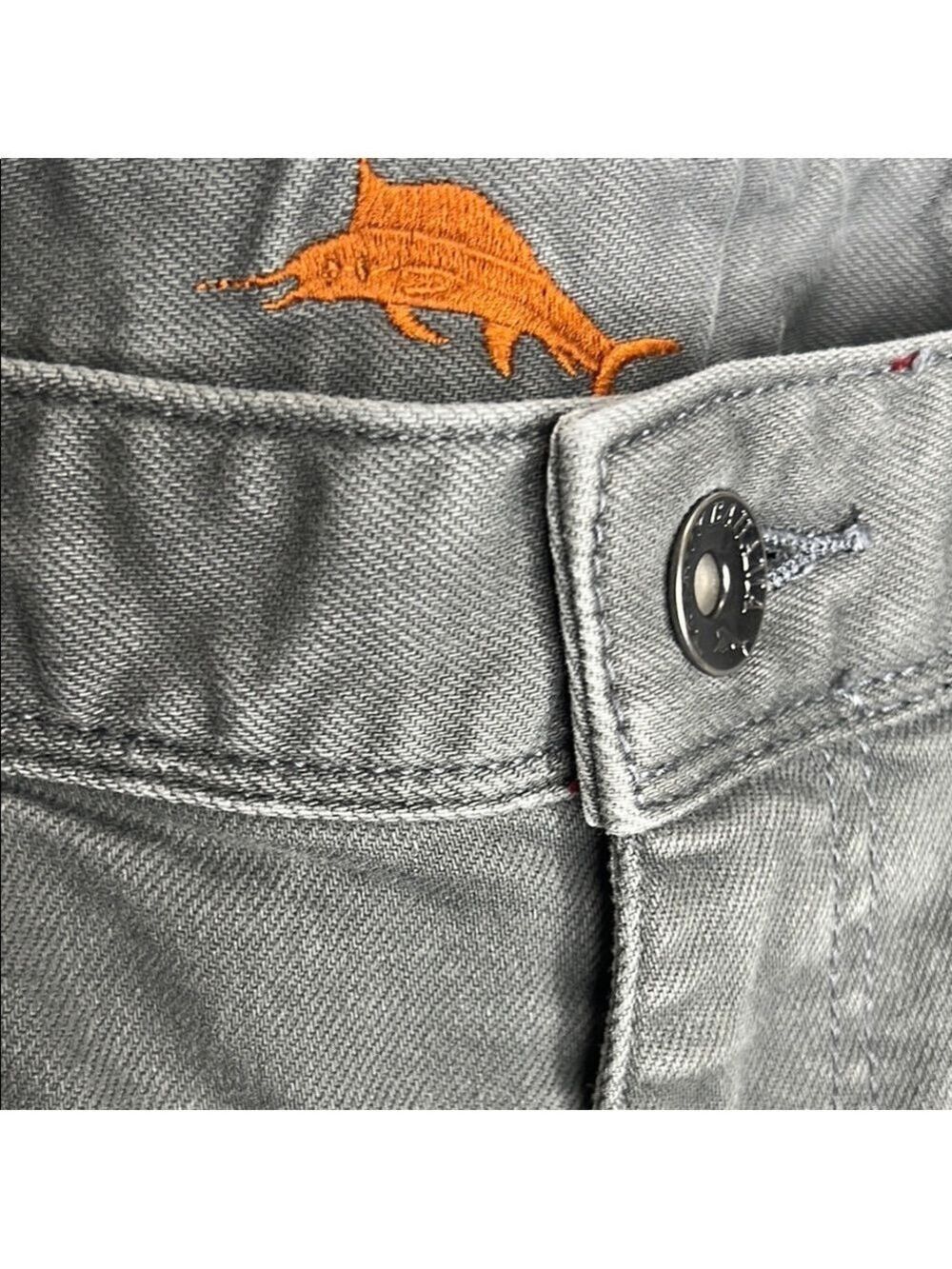 Tommy Bahama Antigua Cove Gray Men Jeans Size 36X30 - Picture 4 of 11